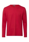 Hanro Living Shirts Cotton Crew Neck Top In Red