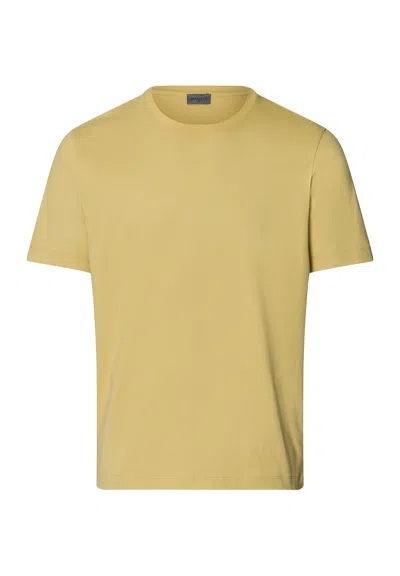 Hanro Living Shirts Cotton Crew Neck T-shirt In Yellow