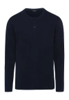 Hanro Living Shirts Long Sleeve Henley In Deep Navy