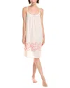 Hanro Liz Embroidered Chemise In Pink