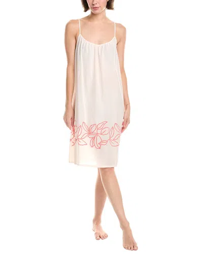 Hanro Liz Embroidered Chemise In Pink