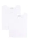 Hanro Logo-patch T-shirt Pack (pack Of Two) In White