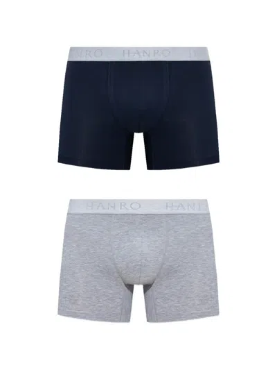 Hanro Logo-waistband Boxer Briefs (pack Of 2) In Multi