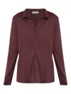 Hanro Long-sleeve Button-down Shirt In Brown