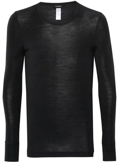 Hanro Long-sleeve T-shirt In Grey