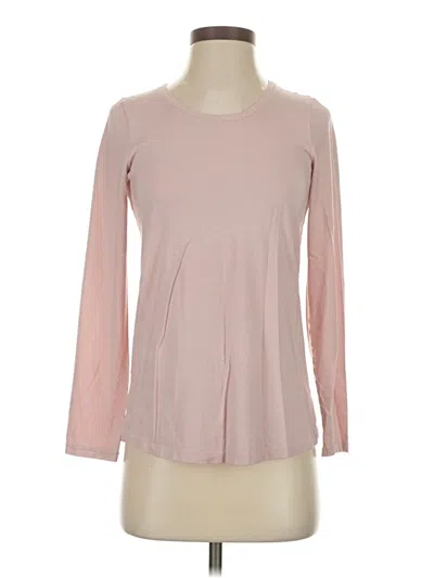 Pre-owned Hanro Long Sleeve T-shirt In Pink