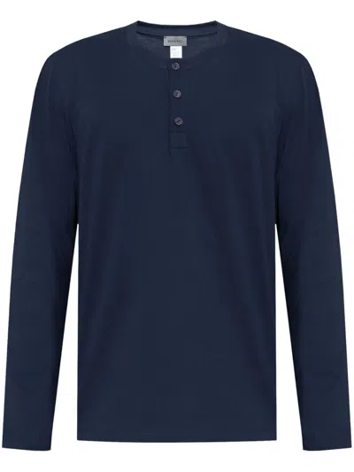HANRO LONG-SLEEVES COTTON T-SHIRT