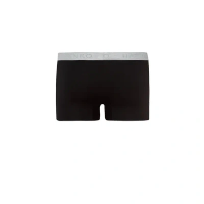 Hanro Set Of Two Cotton Boxers In Black