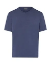 Hanro Lounge V-neck Tee In Slate Blue