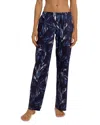 Hanro Loungy Nights Knit Pajama Pants In Blue