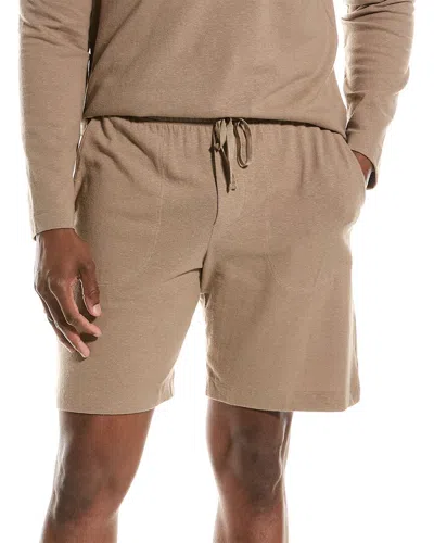 Hanro Loungy Summer Linen-blend Short In Brown