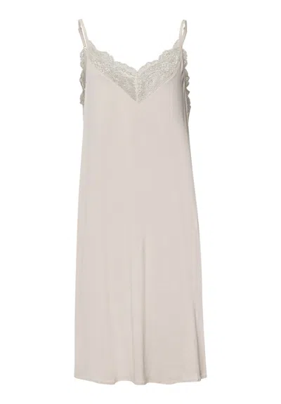 Hanro Lovis Cotton Bodydress In Gray