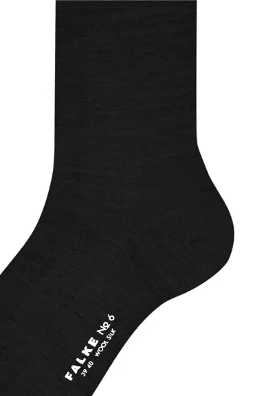 Hanro Luxury Line Basics Falke No. 6 Knee High In Blue