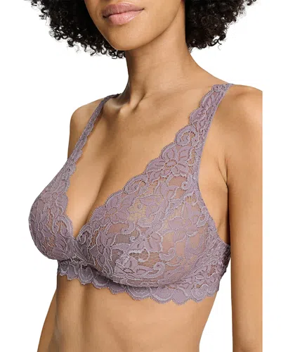 Hanro Luxury Moments All Lace Soft Cup Bra In Purple