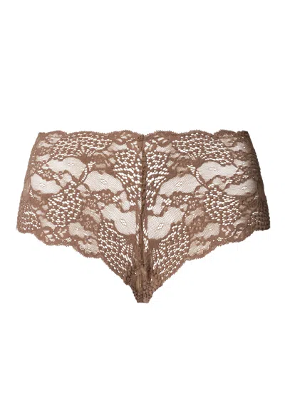 Hanro Luxury Moments Boyleg In Brown