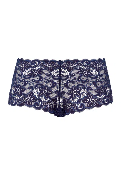 Hanro Luxury Moments Boyleg In Deep Navy