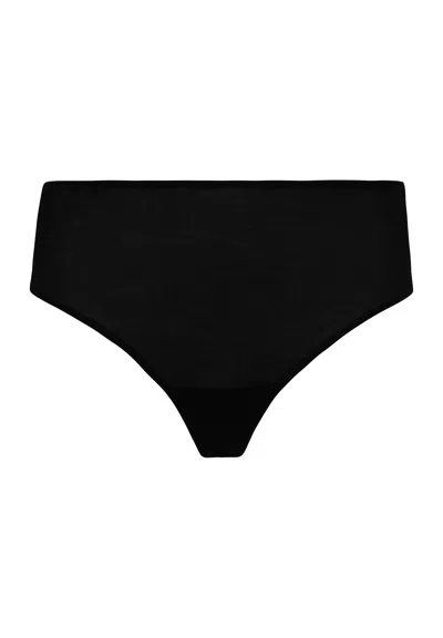 Hanro Luxury Moments Lace Back Cotton Brief In Multi