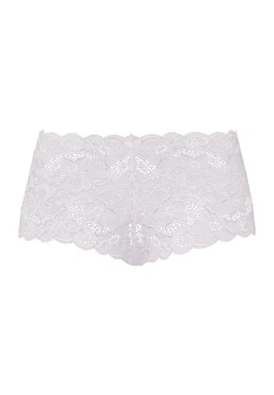 Hanro Luxury Moments Lace Boyleg In White