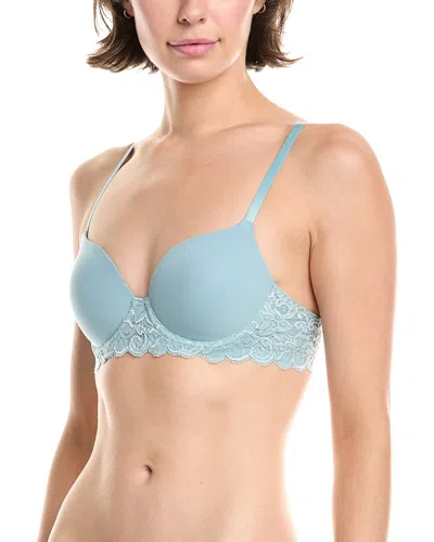 Hanro Luxury Moments Lace T-shirt Bra In Blue