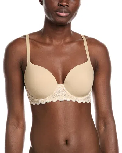 Hanro Luxury Moments Lace T-shirt Bra In White