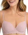 Hanro Luxury Moments T-shirt Bra In Pink
