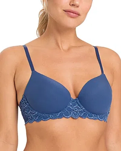 Hanro Luxury Moments T-shirt Bra In True Navy