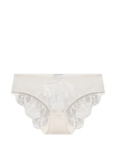 Hanro Lysia Lace-trim Briefs In Neutral