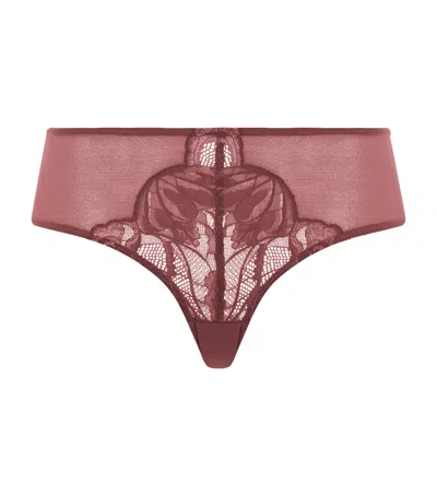 Hanro Lysia Midi Briefs In Pink