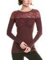 Hanro Maria Wool & Silk-blend Ribbed Turtleneck In Red