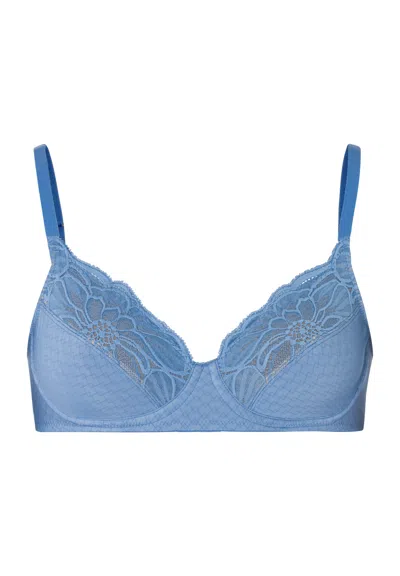 Hanro Marilyn Underwire Bra In Blue
