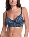 Hanro Lace Marlene Underwire Bra In Blue