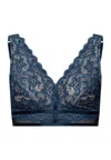 Hanro Marlene Lace Soft Cup Bra In Blue