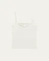Hanro Marlene Modal-silk Cami In White Sage