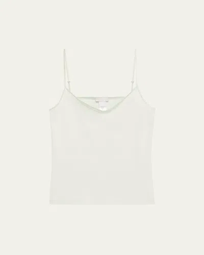 Hanro Marlene Modal-silk Cami In White Sage