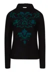 Hanro Marlene Wool And Cashmere Knit Pullover In Multi