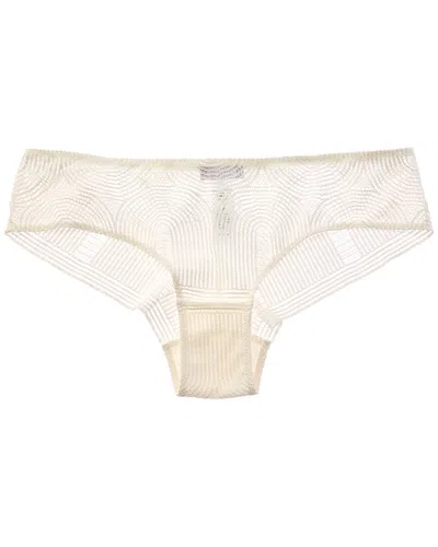 Hanro Martha Lace Hi-cut Brief In Neutral