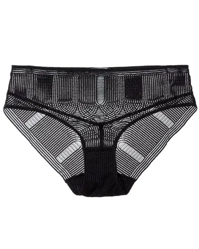 Hanro Martha Lace Hi-cut Brief In Black