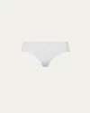 Hanro Martha Low-rise Geometric Lace Bikini Briefs In Sunny Cream