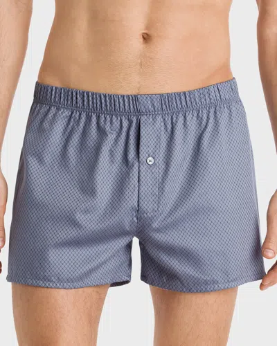 Hanro Men & Apos;s Fancy Woven Cotton Boxers In Multi