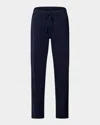 Hanro Night And Day Cotton Drawstring Pants In Blue