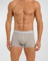 HANRO MEN'S COTTON ESSENTIALS BOXER BRIEFS 2-PACK