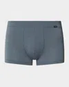 Hanro Natural Function Tencel And Cotton Boxer Brief In Black Clay