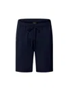 Hanro Natural Living Organic Cotton Drawstring Shorts In Blue