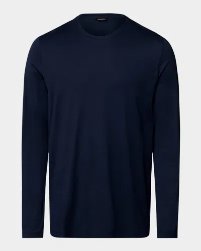 HANRO MEN'S NIGHT & DAY LONG-SLEEVE SHIRT