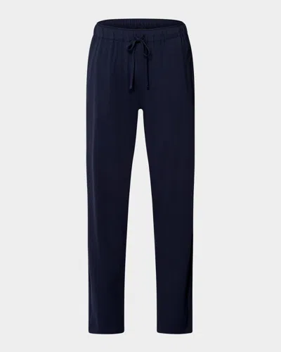 HANRO MEN'S NIGHT DAY JERSEY LOUNGE PANTS