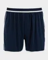 HANRO MEN'S PIERRE CONTRAST-TRIM BOXER SHORTS