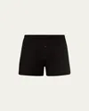 Hanro Men's Sporty Mercerized Cotton Boxers In Herbal Tea