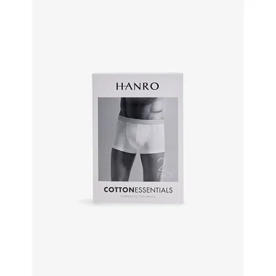 Hanro Mens  Essentials Pack Of Two Cotton-jersey Boxers
