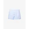 Hanro Mens Light Blue Fancy Relaxed-fit Cotton Boxer Shorts Xxl In Multi
