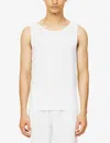 Hanro Natural Function Stretch-jersey Vest In White